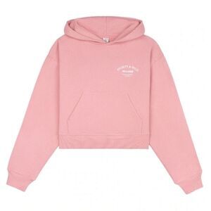 Sporty & Rich Hooded Crop Sweatshirt